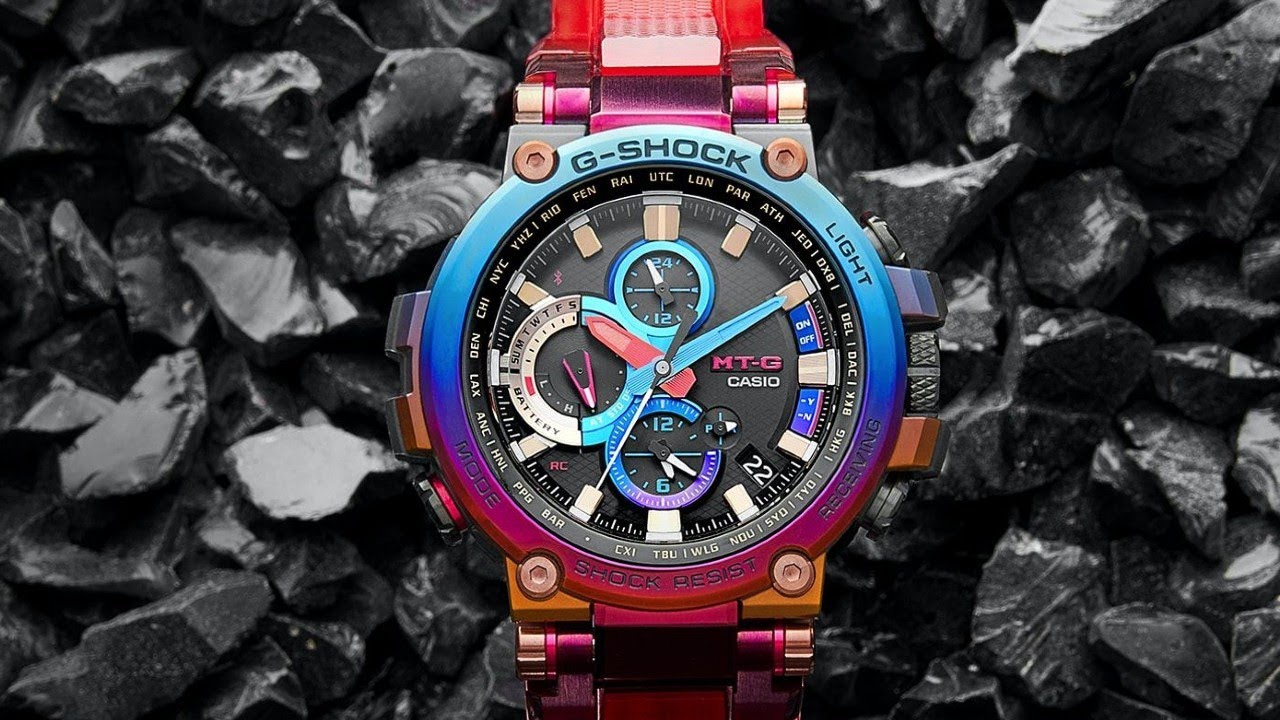 Джишок из вулканической молнии! Обзор G-Shock MTG-B1000VL-4AER