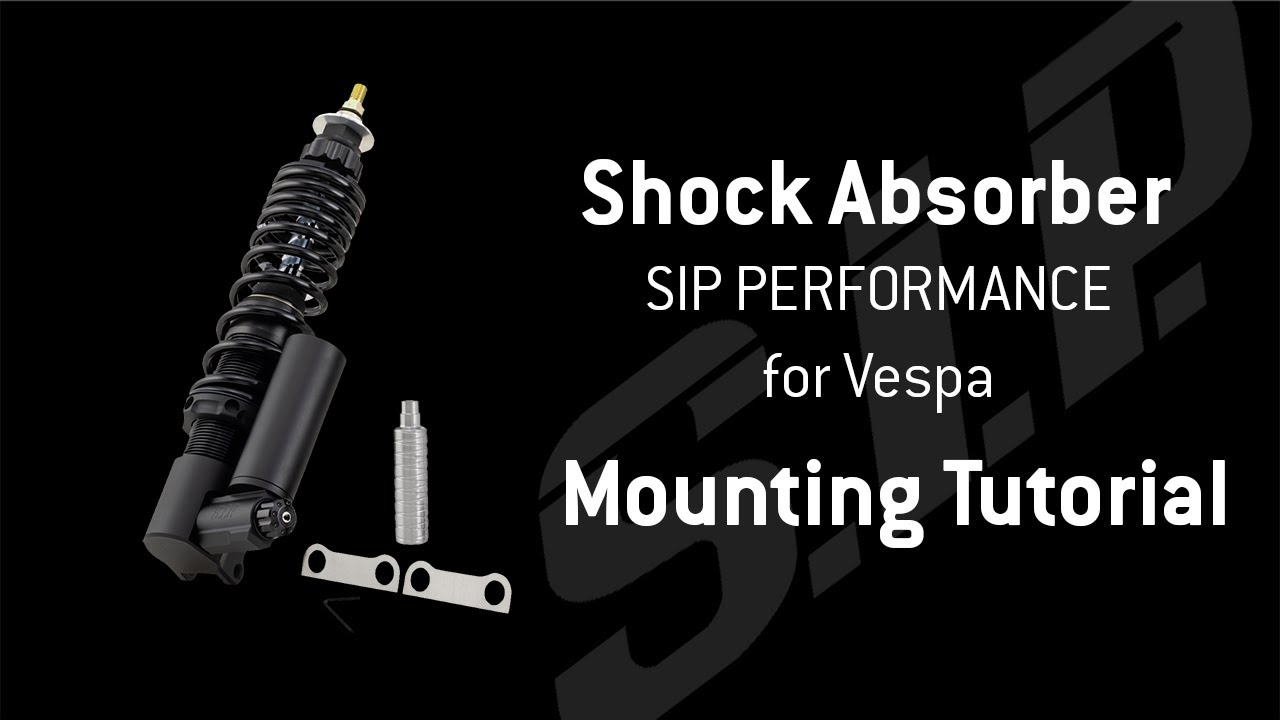 Stossdämpfer SIP PERFORMANCE für Vespa GTS vorne & hinten Montage