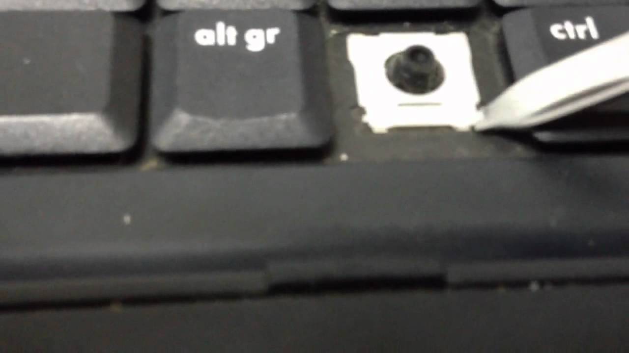 Mantenimiento informatico. Reparar tecla de portátil.