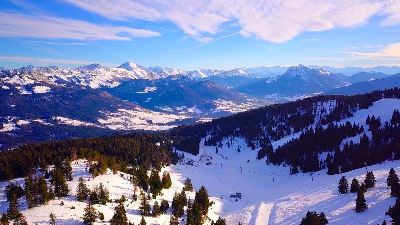 Annecy Le Semnoz - Haute Savoie -  France - DJI Mavic Drone 4K