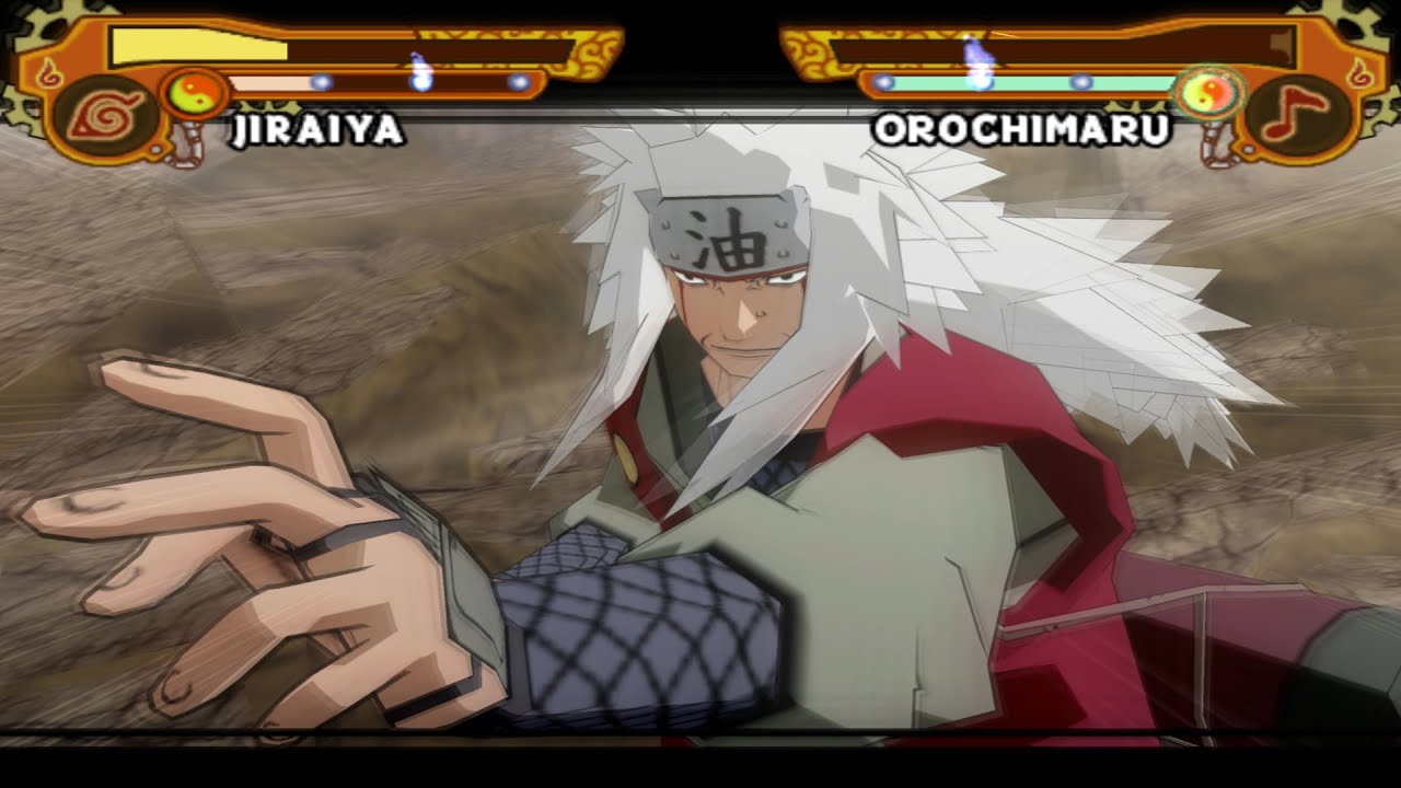 Jiraiya vs Orochimaru Naruto Shippūden Ultimate Ninja 5