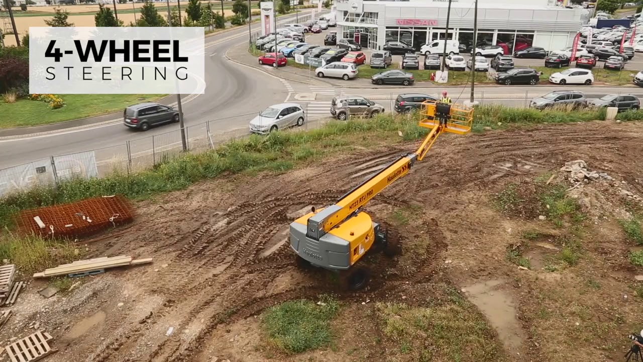 Diesel articulating crane HA 16 RTJ PRO - Working Platform