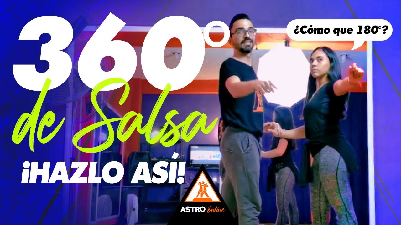 ¡Hemos aprendido mal el 360° al bailar salsa! :( Hagámoslo bien con este método nuevo. (Corto)