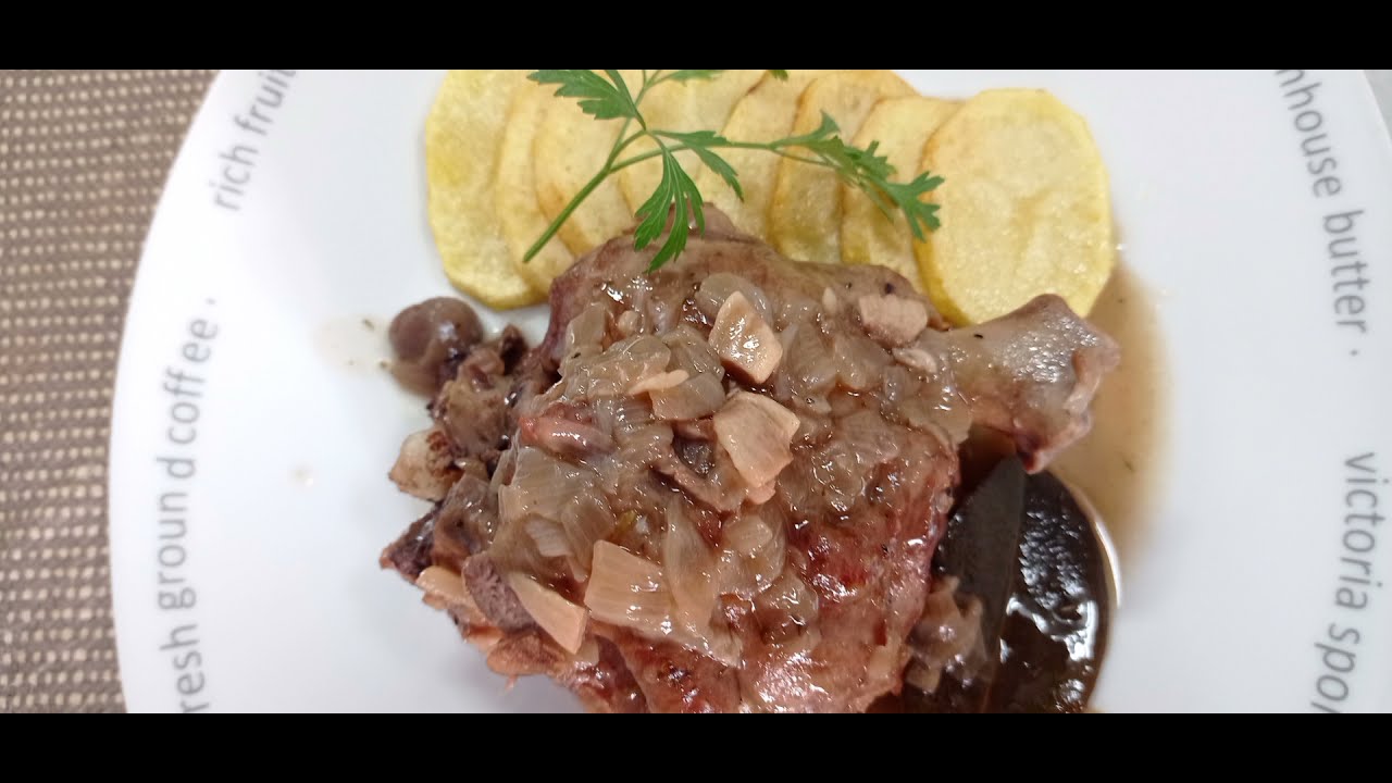 Estofado de Pierna de cordero lechal en olla rápida