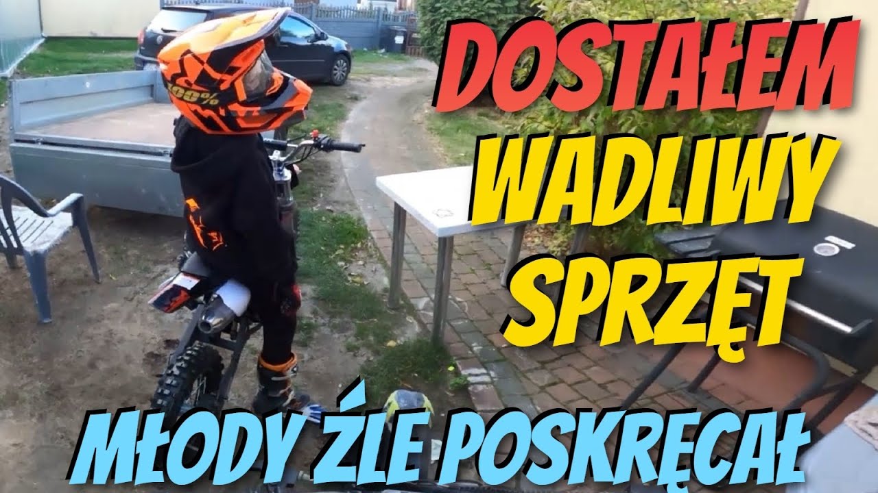 Lonciny nie wytrzymały pierwszej próby a to są nówki sztuki / Wadliwy sprzęt/Brak hamulcy OLDKTM #35