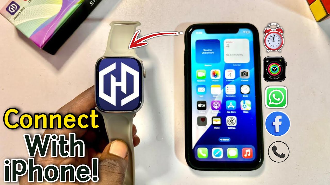 How to Setup And Connect HiWatch Pro Smartwatch App to iPhone!