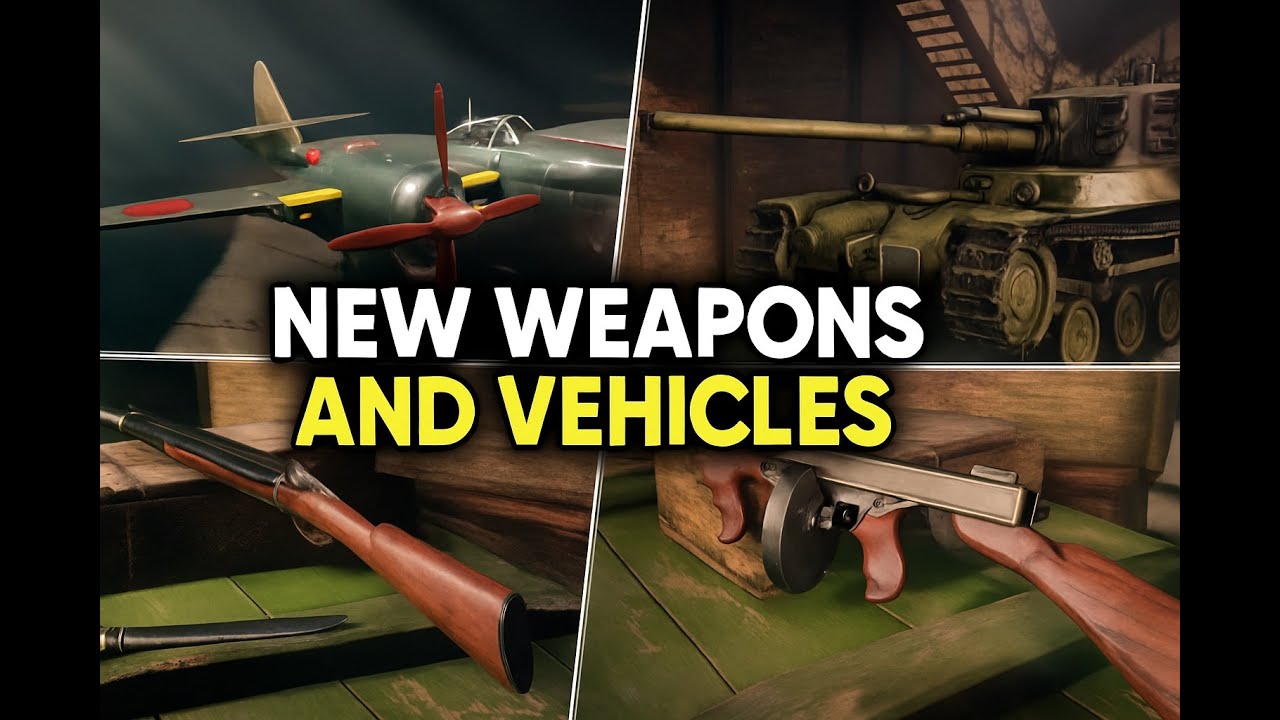 [Enlisted] New Weapons & Vehicles |
