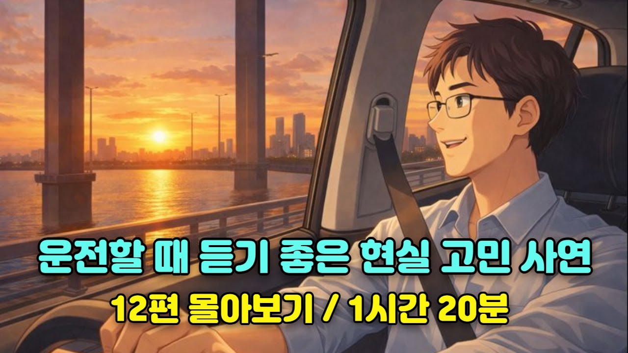 운전할 때 듣기 좋은 현실 고민 사연 12편 몰아보기 / 1시간 20분