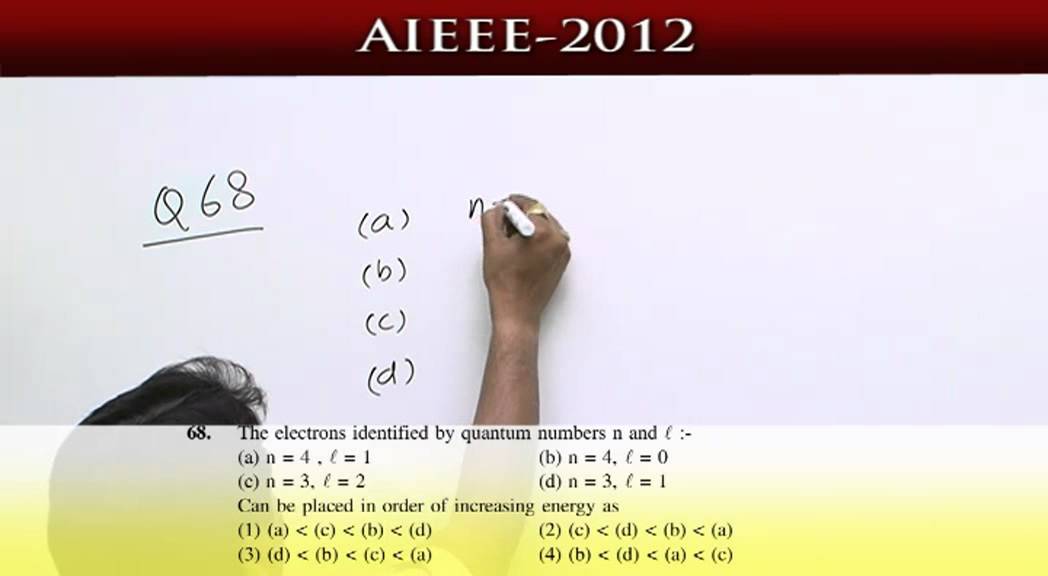 AIEEE-2012 Video Solution [CODE-D] , Chemistry -Question No. 62, 68, 75, By Deepak Gupta Sir