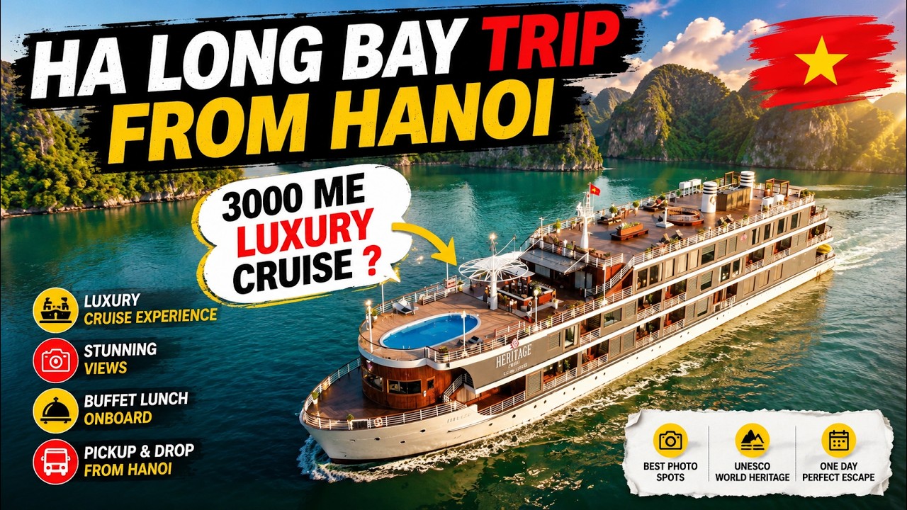 Ha Long Bay Tour Complete Guide 2026 | Hanoi To Halong Bay Best Cruise