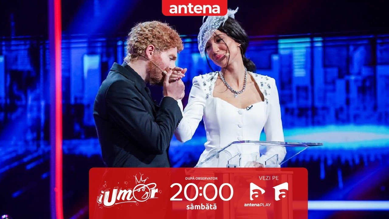 Monica Odagiu și George Tănase s-au transformat în Meghan Markle și Prințul Harry la iUmor