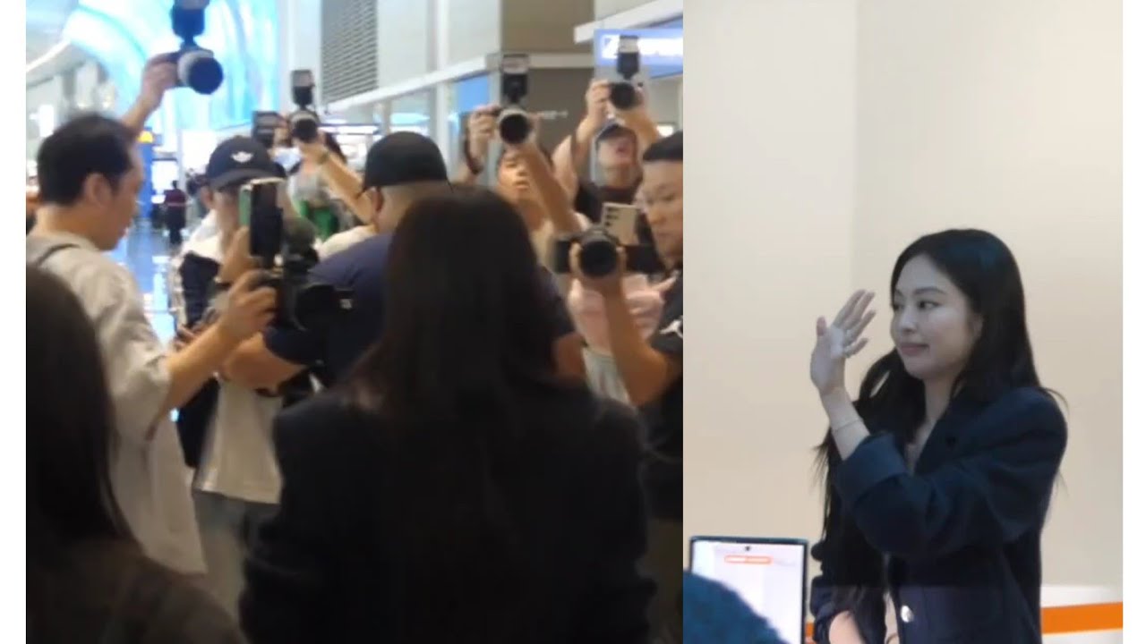 Blackpink Jennie Airport Departure inside the terminal 251004