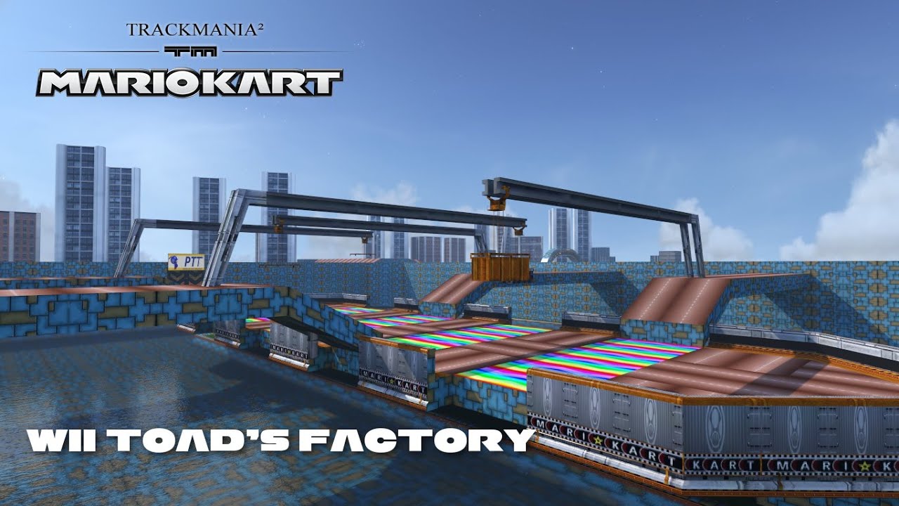 Mario Kart TrackMania- Wii Toad's Factory