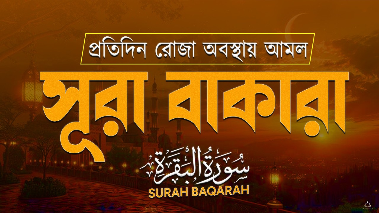 (রমজান মাসের আমল ) সুন্দর সূরা বাকারা | Quran Tilawat Surah Baqarah سورة البقرة Ahmed Al Shalabi
