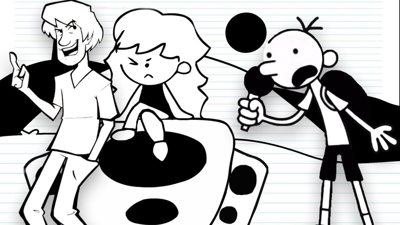 Thunderstorm but shaggy and greg heffley sing it