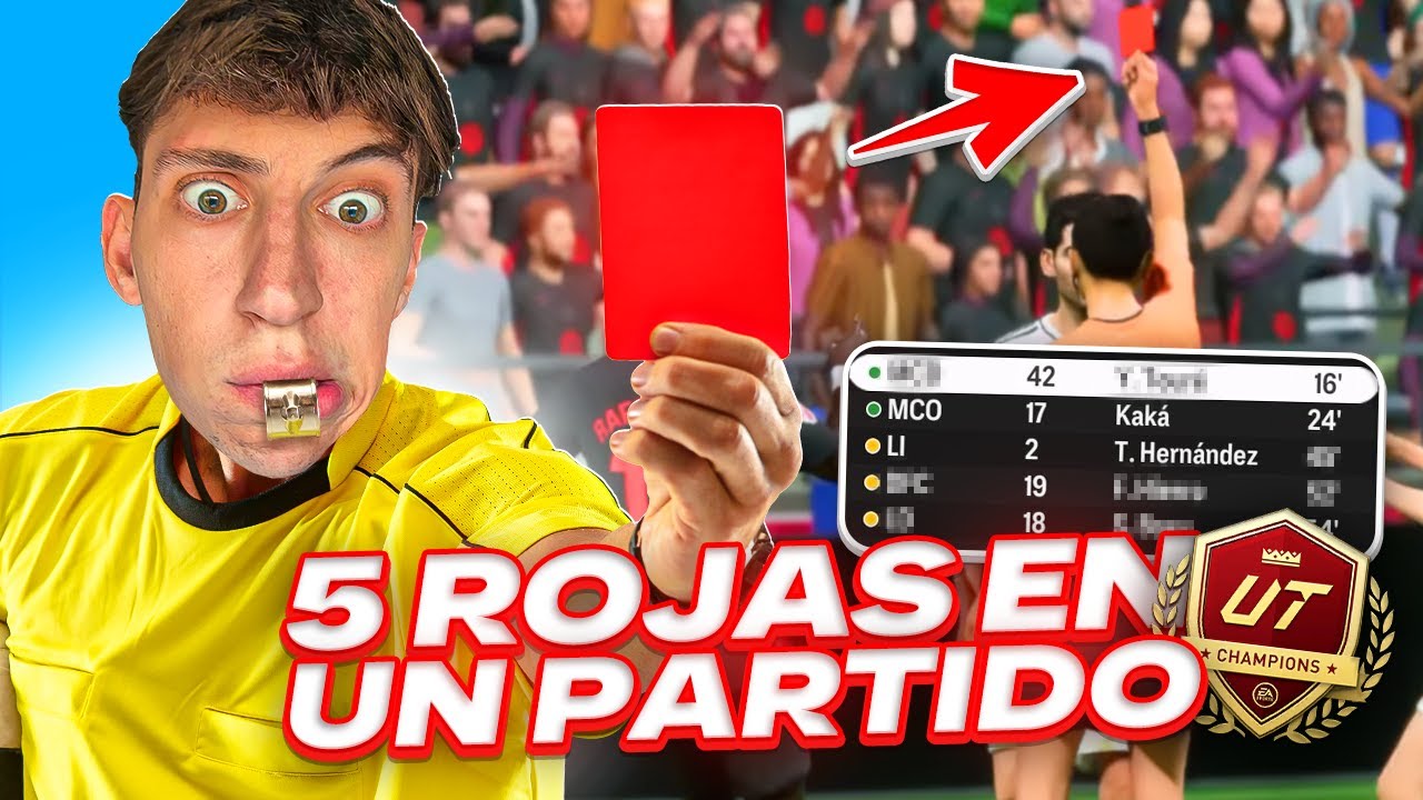 ME EXPULSAN +5 JUGADORES EN UN PARTIDO DE FUT CHAMPIONS *PIERDO POR ABANDONO* | Ikii Martin