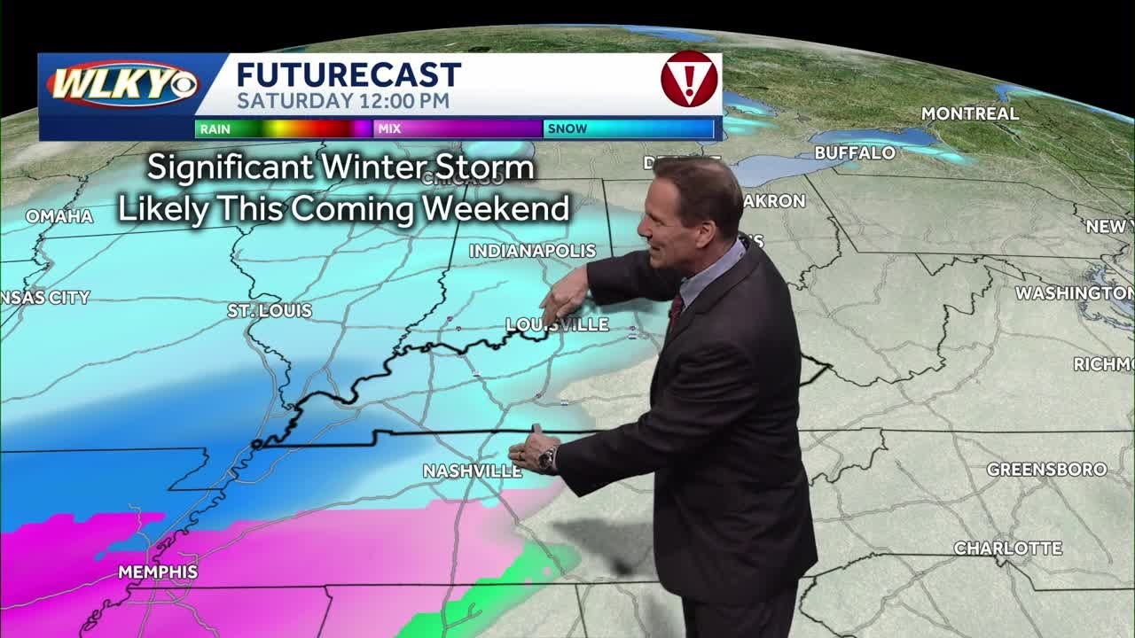 Couple of quiet days ahead of the weekend winter storm