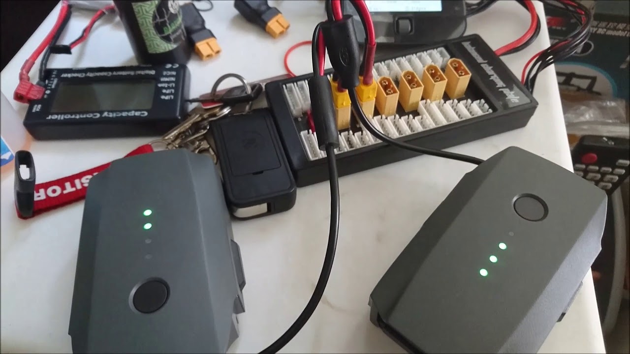 Charging DJI Mavic pro batteries using hobby charger