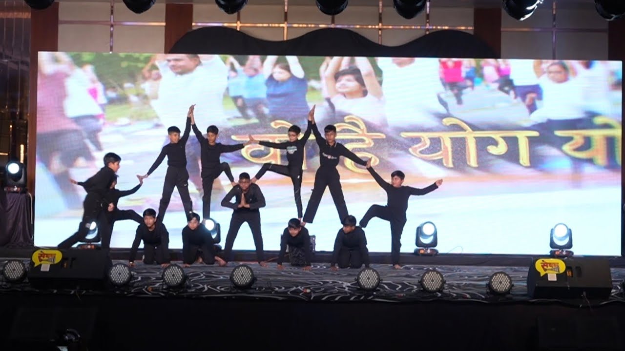 Graceful Yoga Performance by School Students | Festivals Galore
