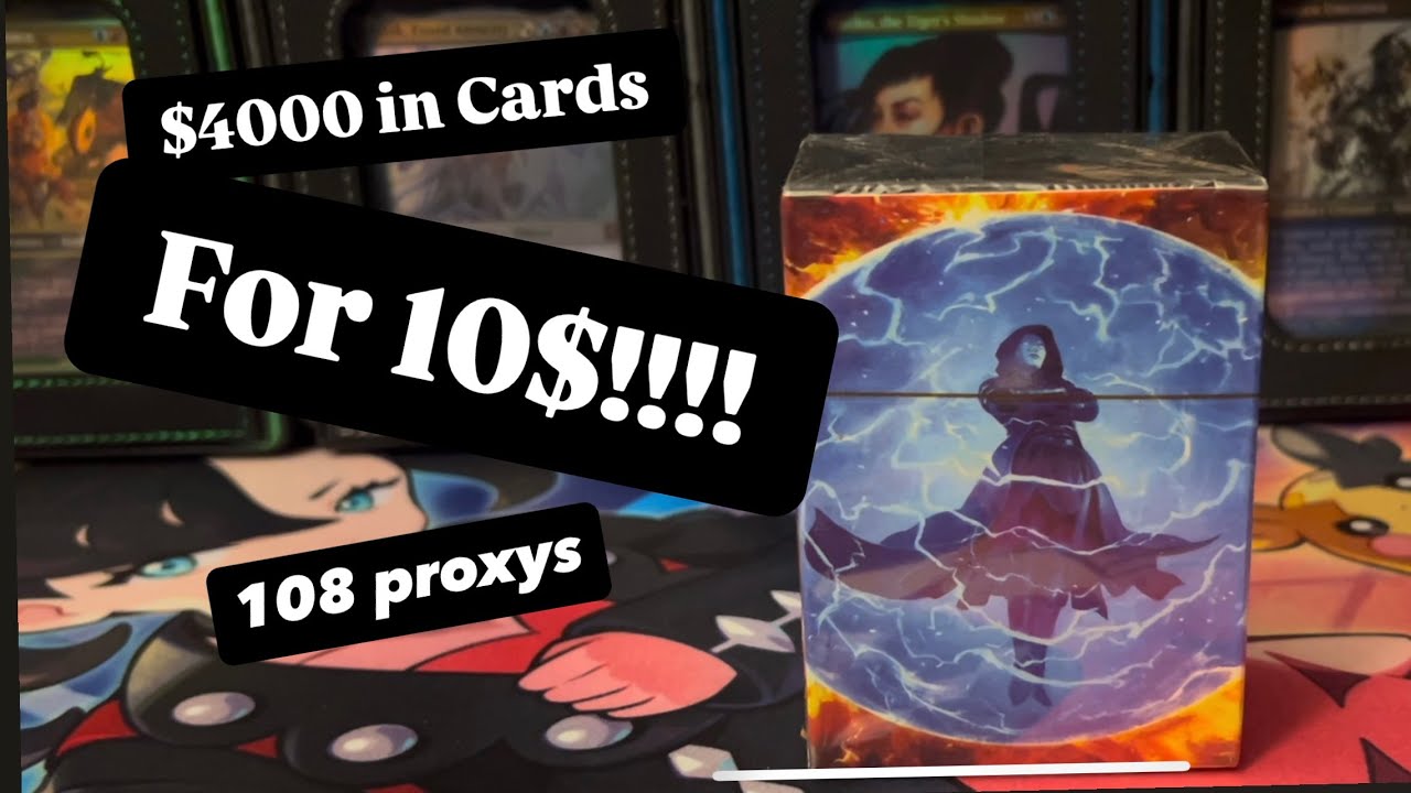 Get $4000+ in Magic The Gathering cards for $10!!!! (AliExpress MTG proxy haul)