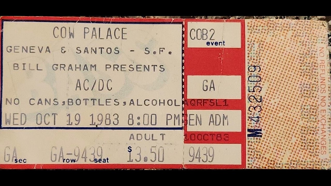 Fastway- Cow Palace, San Francisco Ca 10/19/83 xfer f/master audio cassette Flogging Molly Motorhead