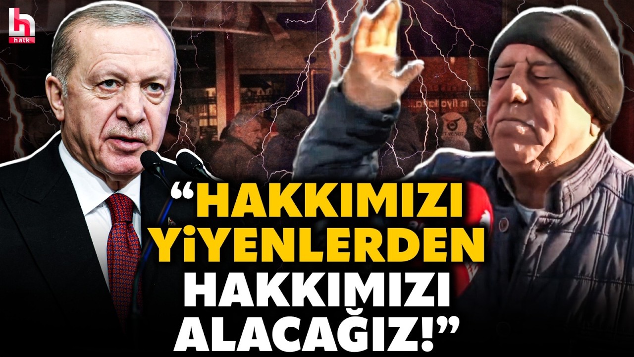 Ucuz et kuyruğunda bekleyen emeklinin canına tak etti! Saray'a verdi veriştirdi!