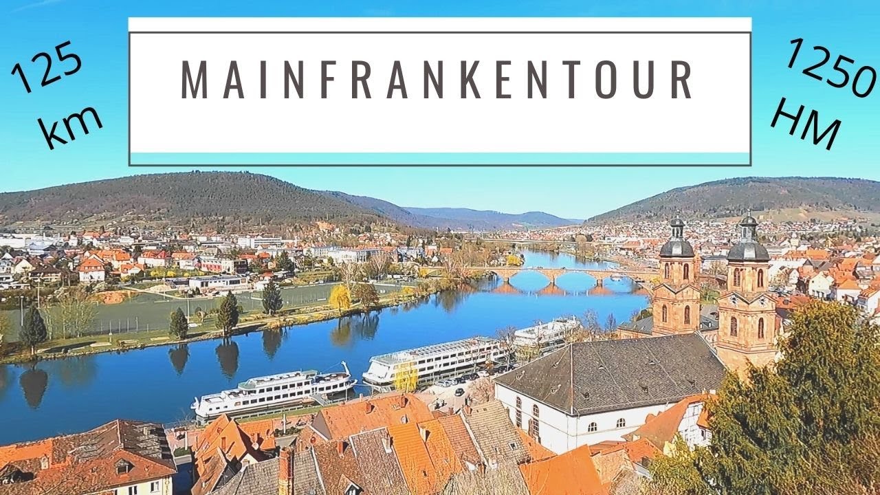 Ins schöne Mainfranken - ein toller Tag auf dem Rennrad || 125km 1250 Höhenmeter Tour  🇩🇪