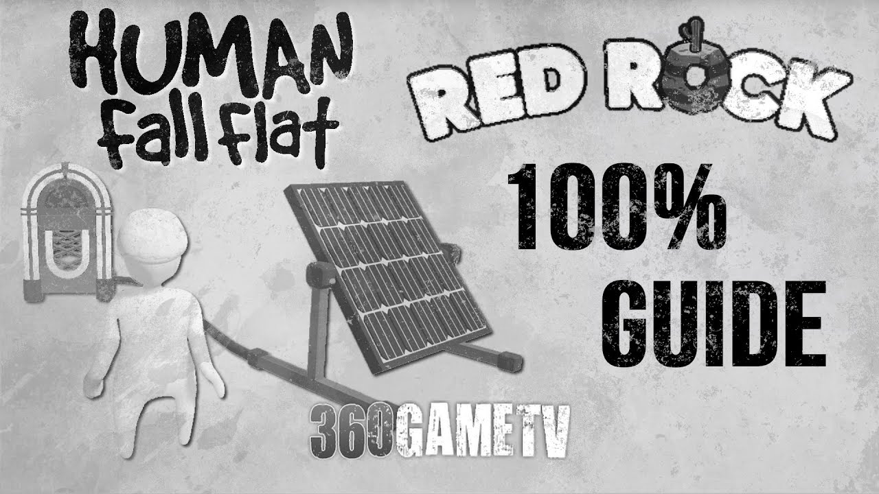 Human Fall Flat Red Rock Level 100% Walkthrough All Trophies / Achievements Guide / Solution