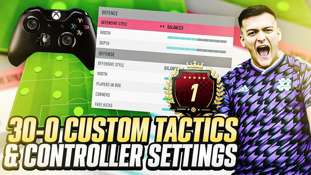 MY 1ST IN THE WORLD CUSTOM TACTICS & CONTROLLER SETTINGS!! BEST 30-0 FIFA 20 TACTICS ULTIMATE TEAM!!