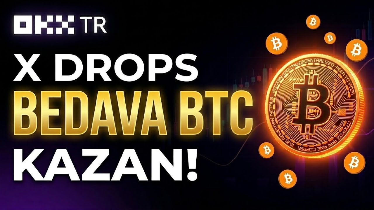 OKX TR X DROPS: PARAYI KİLİTLEMEDEN BEDAVA BTC KAZANIN! 💸 @OKXTurkiye 