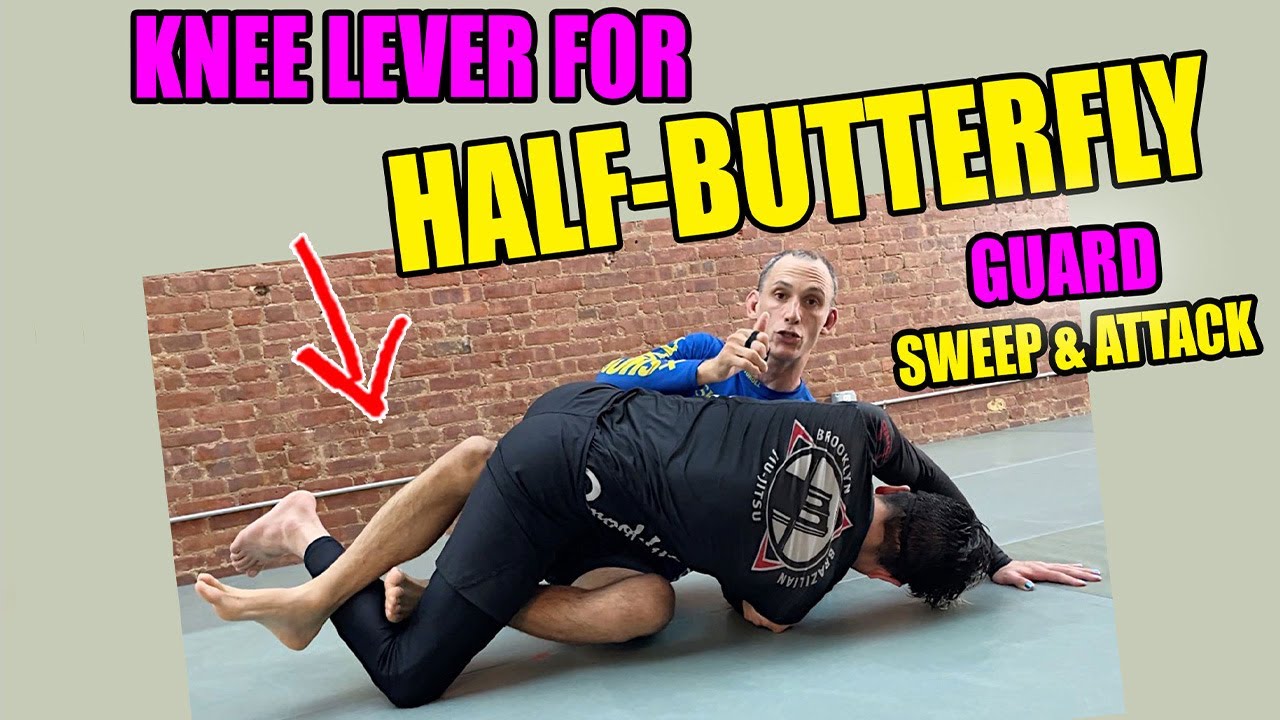 Half Butterfly Guard: The Knee Lever Sweep (BJJ Jiu Jitsu)