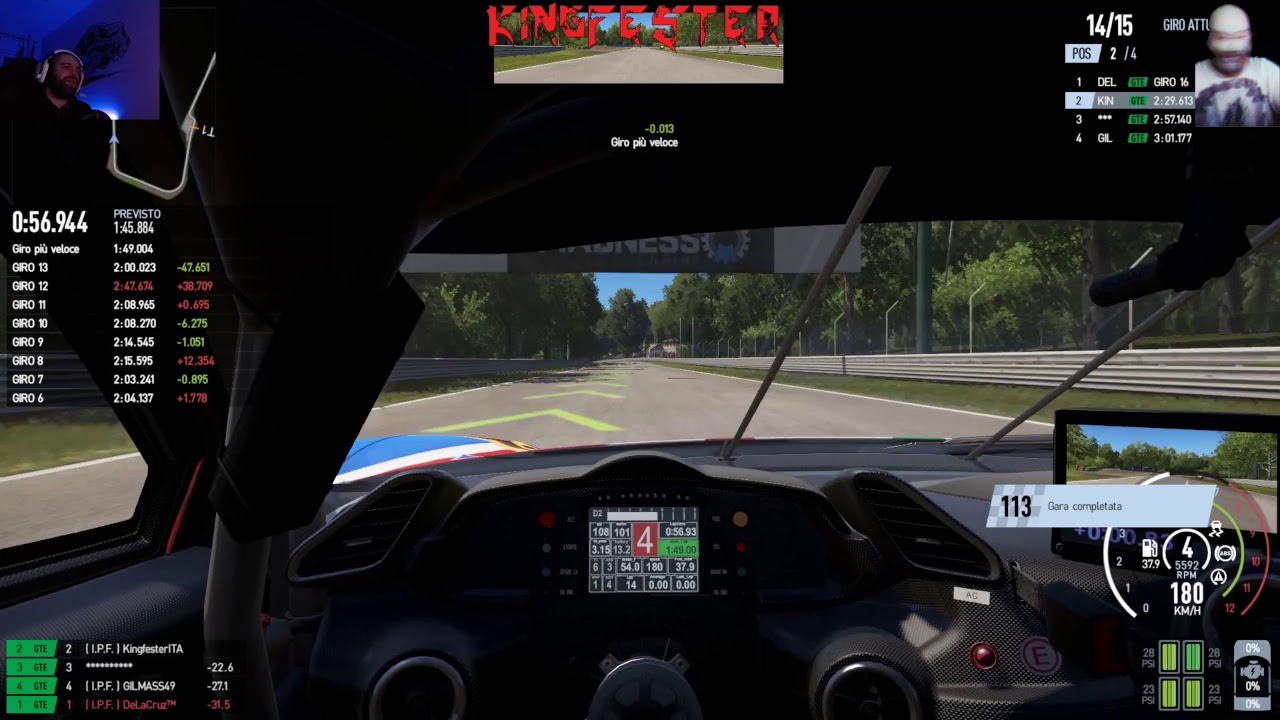 monza 15 laps+box