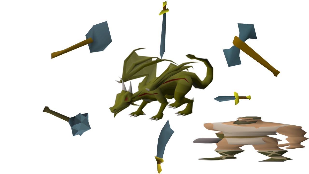 [OSRS] La mejor arma y tipos de daño (F2P). Enemigos populares para subir/hacer oro y qué armas usar