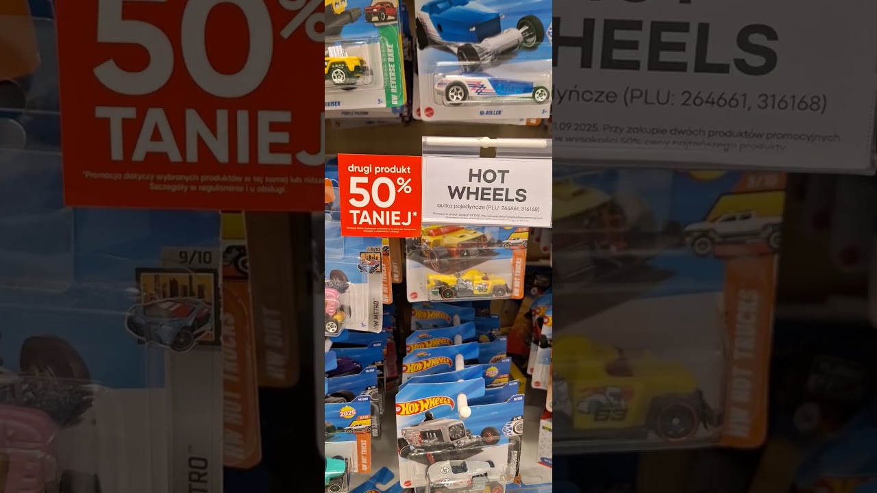 w pepco  jest promocja na hot wheels 