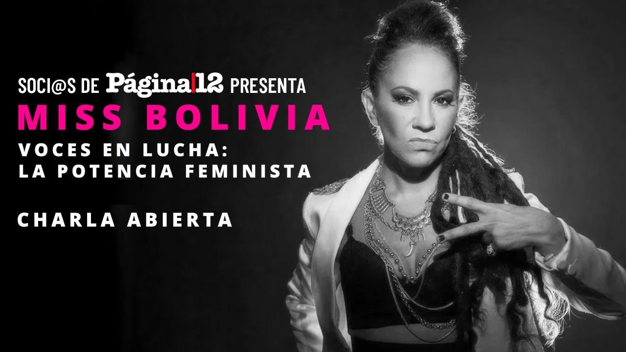 Miss Bolivia charla abierta en Página12