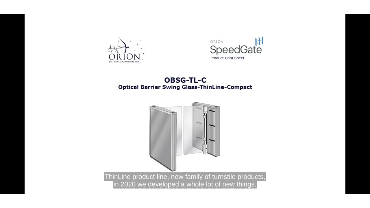 Thin Optical Turnstiles Fit Crowded Spaces