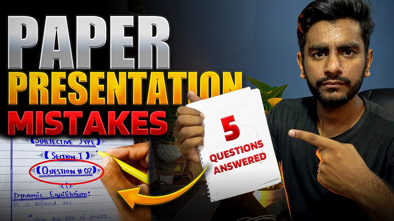 Paper Presentation Student Questions Answered | Best Paper Presentation | Faizan Tanveer