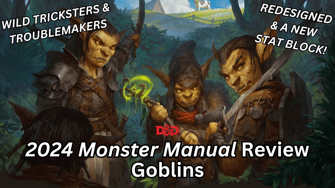 Goblins are Wild Tricksters & Troublemakers in the D&D 2024 Monster Manual | D&D 5e