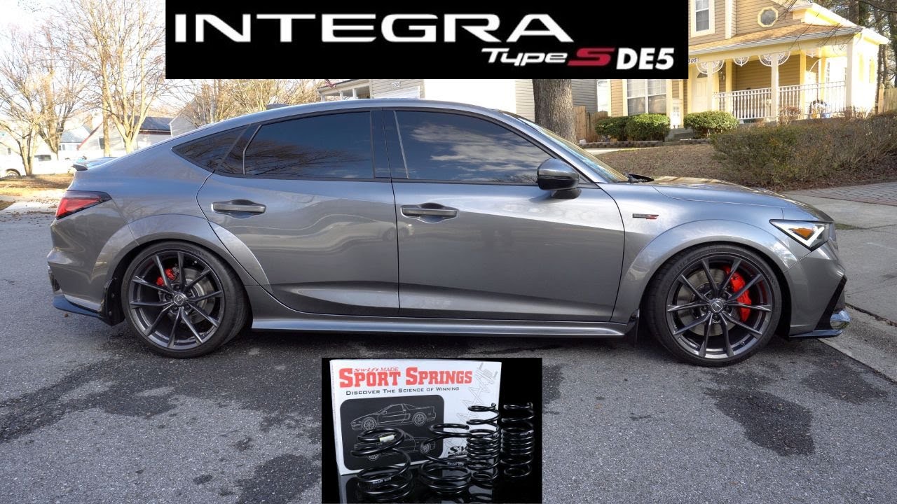 Installing Swift Springs On My Dad 2024 Integra Type S (DE5)! PART 1! 🔥