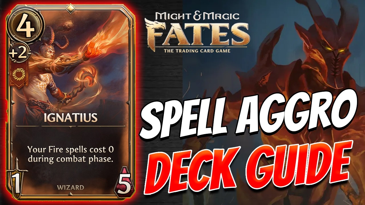 This Deck is Unfair! Inferno Spell Aggro Deck Guide | Might & Magic: Fates TCG