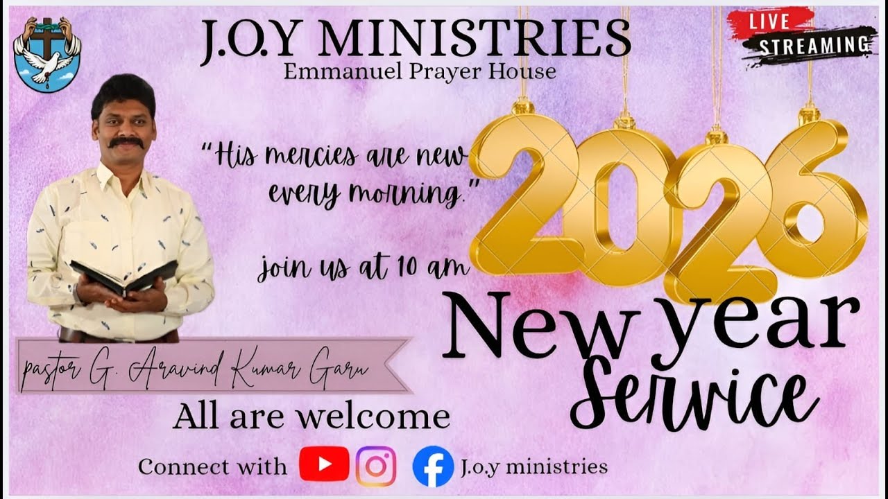 NEW YEAR  Service //Pas. ARAVIND KUMAR GARU //