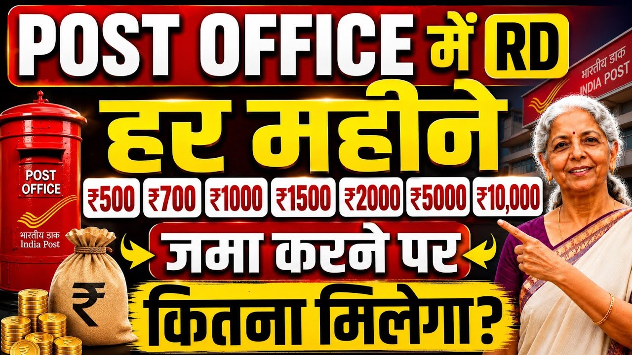 Post Office RD Scheme 2026 Full Calculation | Recurring Deposit in Post Office | RD Account Kya Hai?