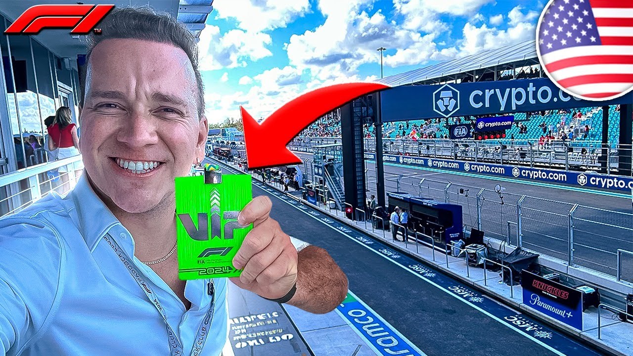 FÓRMULA 1 VIP EN MIAMI 🔥 ¡Solo MILLONARIOS pueden VIVIRLO! Paddock Club