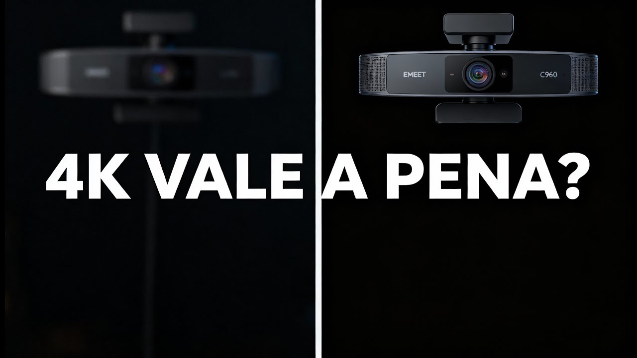 EMEET C960 4K Vale a Pena? Unboxing + Review Honesto