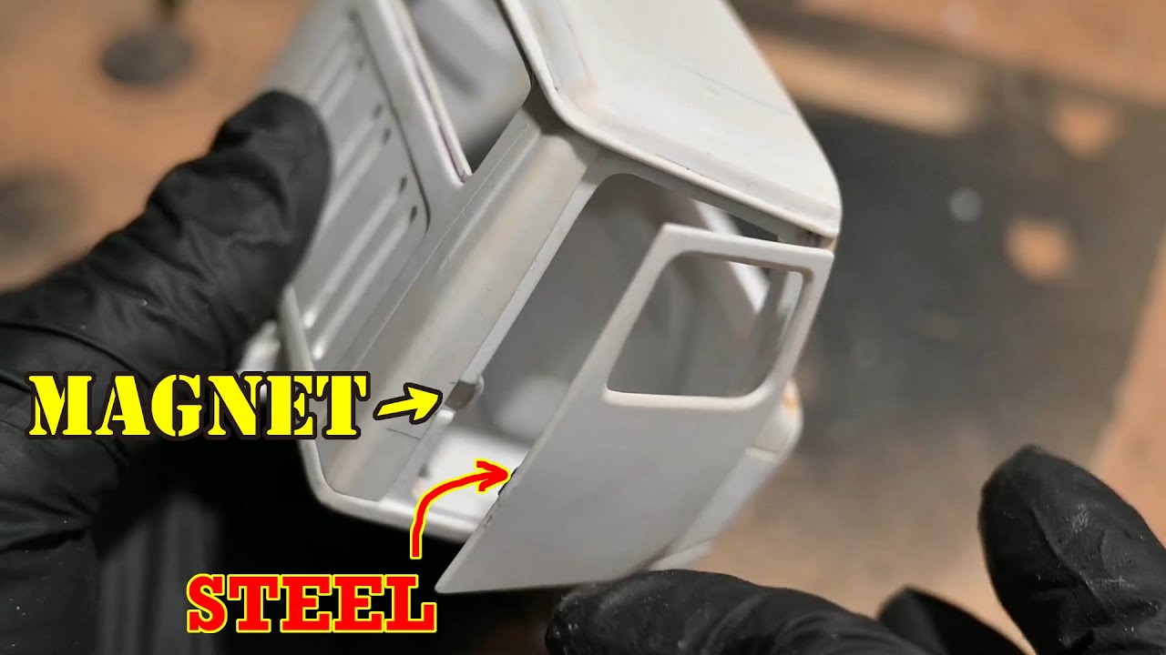 How to make Magnetic Door Latch for scale model cars