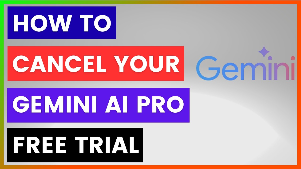 Как отменить бесплатную пробную версию Gemini AI Pro? [в 2026 году]