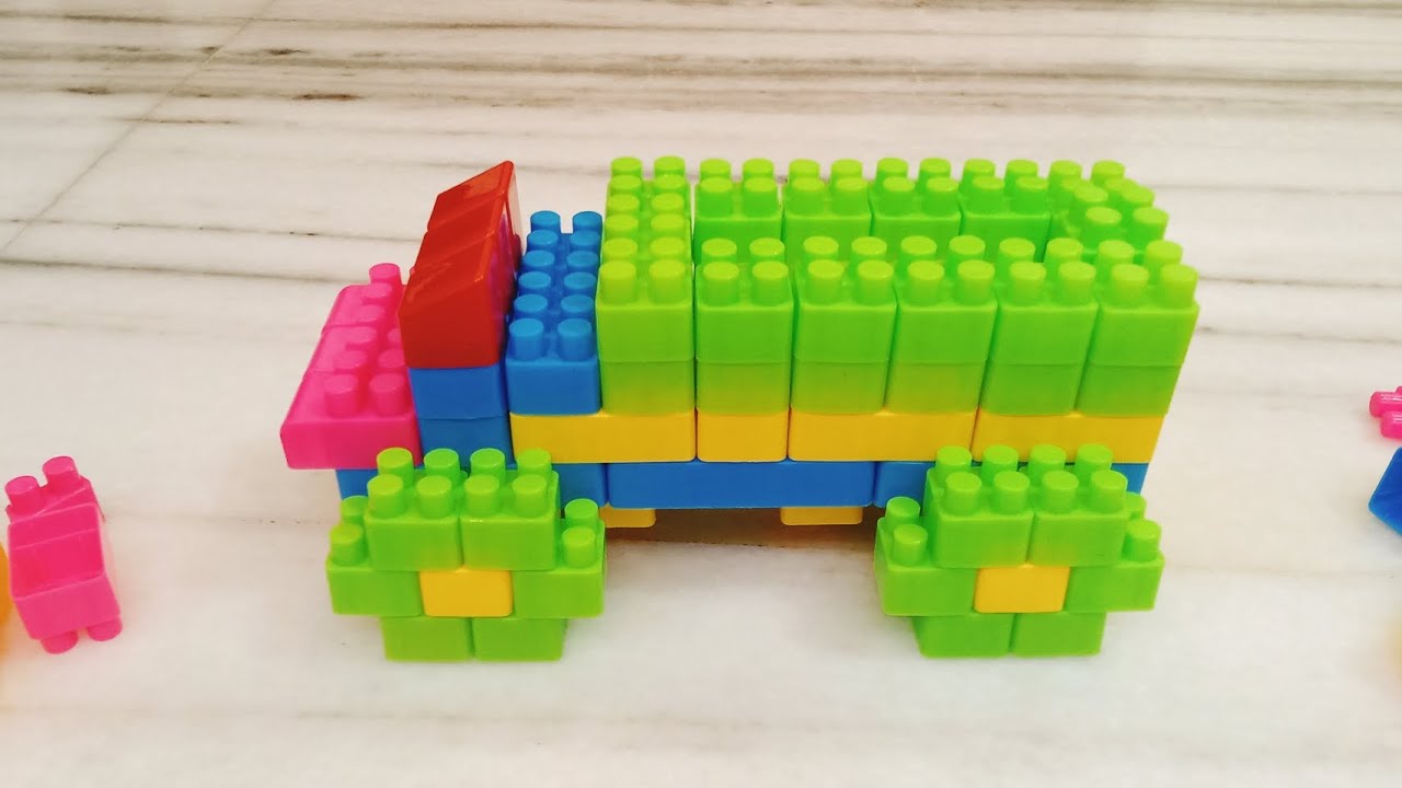 DIY Building block truck🚛/Asmr building blocks/Lego build truck#blockgame#relaxation#buildingblocks
