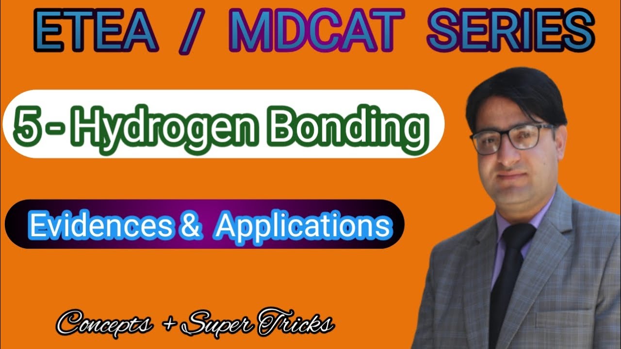 Evidences of Hydrogen Bonding || Applications of Hydrogen Bonding || Liquids || Attractive Forces