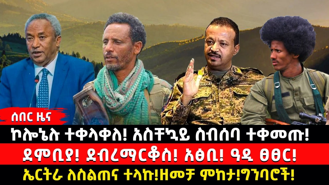ኮሎኔሉ ተቀላቀለ!አስቸኳይ ስብሰባ ተቀመጡ!ኤርትራ ለስልጠና ተላኩ!ዘመቻ ምከታ!ግንባሮች! ደምቢያ! ደብረማርቆስ! አፅቢ! ዓዲ ፀፀር!