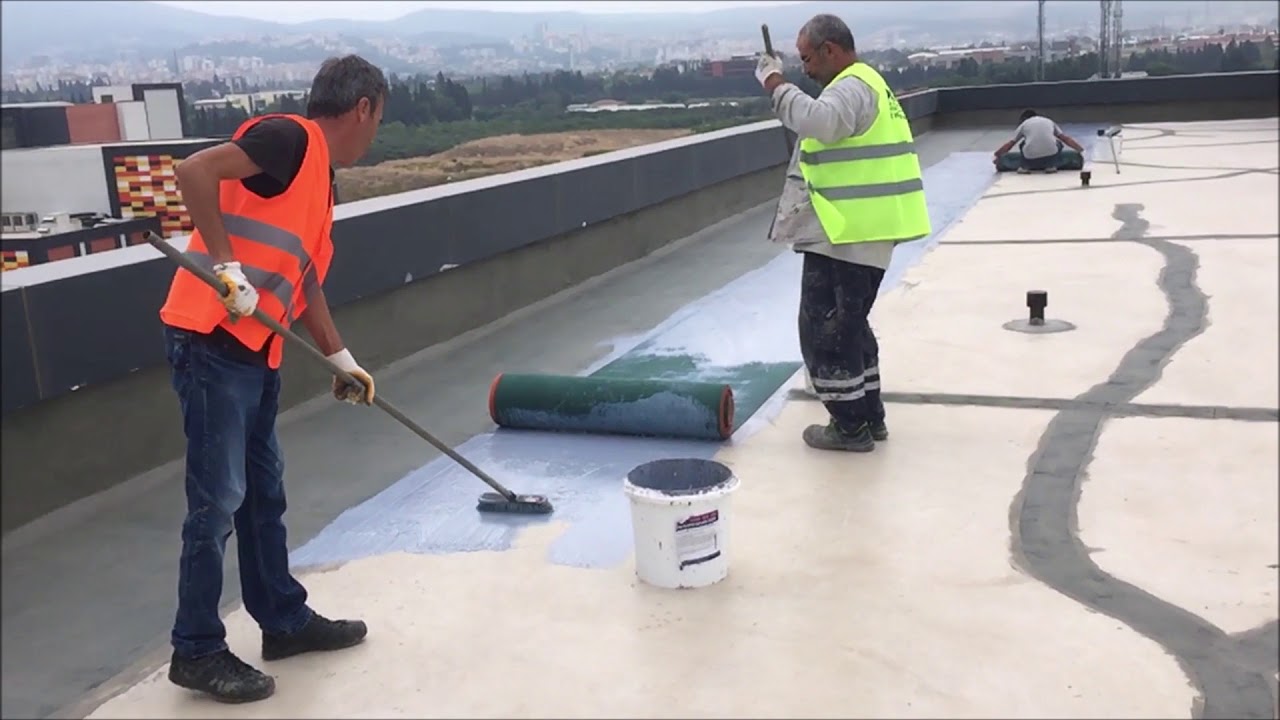 TERAS ÇATI DKS 140 SE 2K - SÜPER ELASTİK SU YALITIM KAPLAMASI - HAMBETON ÜZERİ SU YALITIM UYGULAMASI